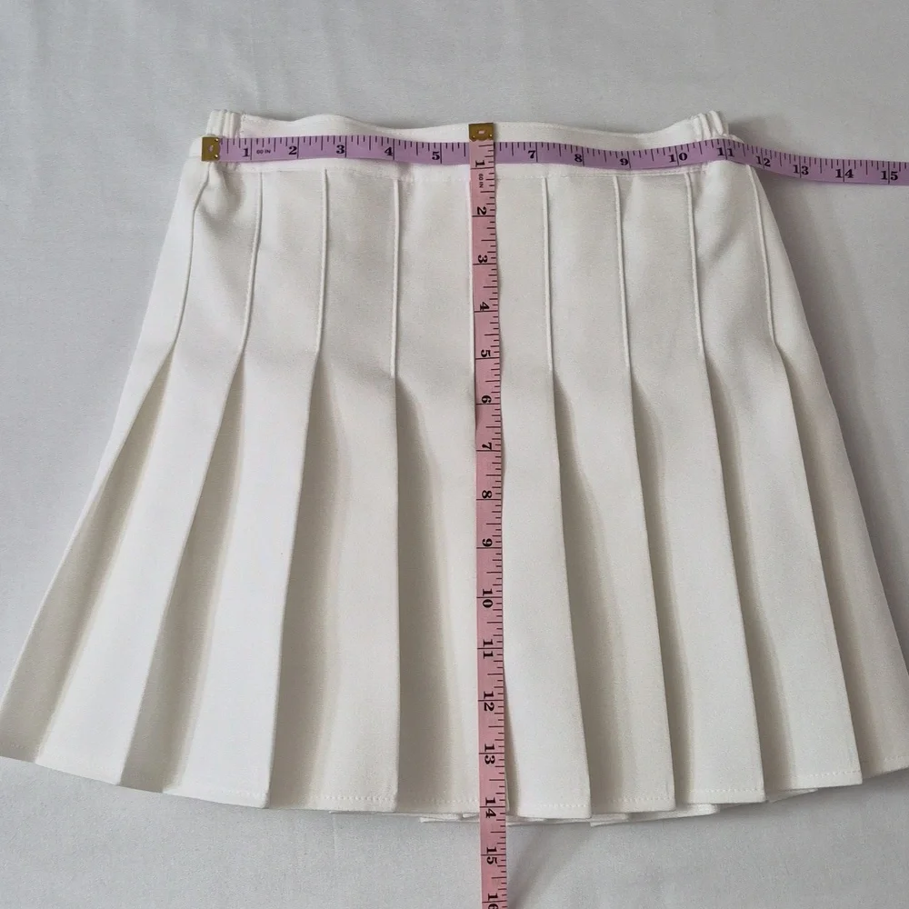 Preteen / Teen White Pleated Skort Girls (12) Skater Soccer Sporty